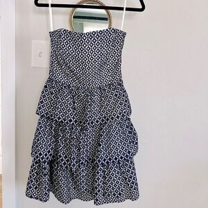 White House Black Market Strapless Tiered Dress